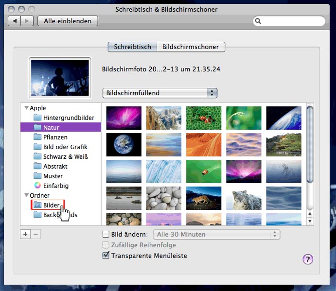 Wallpaper unter Mac OSX einrichten (Fotostrecke - Bild 2)